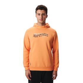 Arma K28254627001 Regular Fit Yazı Baskılı Dikişli Kanguru Cepli Turuncu-T1 Erkek Sweatshirt