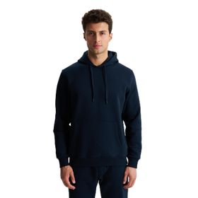 Arma K28254627501 Şık Regular Fit Basic 3 İplik Şardonlu Kanguru Cepli Kapüşonlu Lacivert-L1 Erkek Sweatshirt