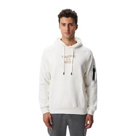 Arma K28254627801 Regular Fit Koldan Cepli Kapüşonlu Ekru-E1 Erkek Sweatshirt