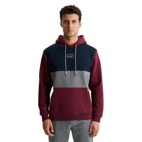 Arma K28254628101 Regular Fit 3 İplik Şardonlu Kanguru Cepli Kapüşonlu Kırmızı-K3 Erkek Sweatshirt