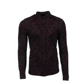 Arma K8GKO1051 Erkek Bordo Şal Desenli Gömlek