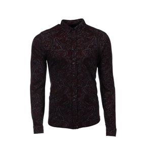 Arma K8GKO1051 Erkek Bordo Şal Desenli Gömlek
