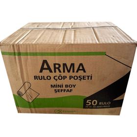 Arma Kimpack Beyaz Mini Boy 40 Adetlik 1 Rulo 40x50 cm 20 lt Çöp Torbası Poşeti