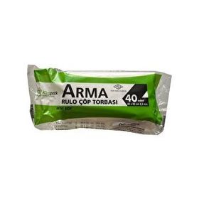 Arma Kimpack Beyaz Mini Boy 40 Adetlik 1 Rulo 40x50 cm 20 lt Çöp Torbası Poşeti