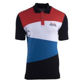 Arma Y21374273501 Erkek Parçalı Baskılı Polo Yaka T-Shirt