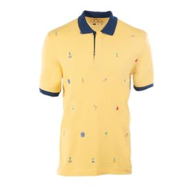 Arma Y21374274801 Sarı Polo Yaka Erkek T-shirt