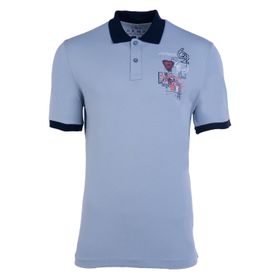 Arma Y21374275201 Mavi-M1 Polo Yaka Erkek T-shirt