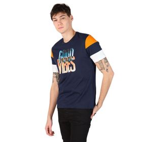 Arma Y22344400201 Lacivert-L1 Bisiklet Yaka Erkek T-shirt