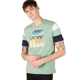 Arma Y22344400201 Yeşil-Y2 Bisiklet Yaka Erkek T-shirt