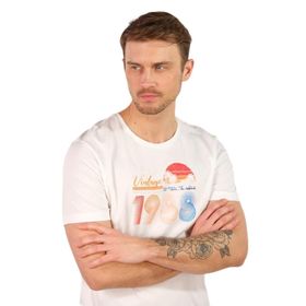 Arma Y22344400501 Beyaz-B1 Bisiklet Yaka Erkek T-shirt