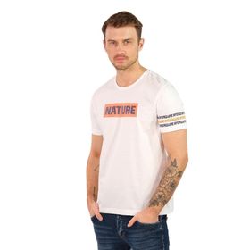 Arma Y22344400801 Beyaz-B1 Bisiklet Yaka Erkek T-shirt