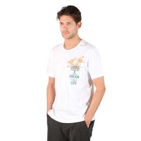 Arma Y22344401001 Beyaz-B1 Bisiklet Yaka Erkek T-shirt