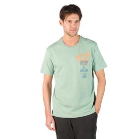 Arma Y22344401001 Yeşil-Y2 Bisiklet Yaka Erkek T-shirt