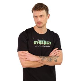 Arma Y22344401401 Siyah-S1 Bisiklet Yaka Erkek T-shirt