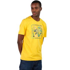 Arma Y22344401701 Sarı-S1 Bisiklet Yaka Erkek T-shirt