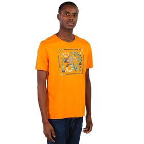 Arma Y22344401701 Turuncu-T1 Bisiklet Yaka Erkek T-shirt