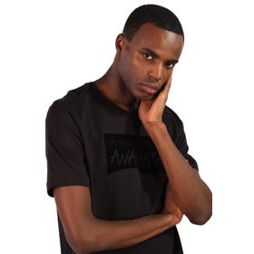 Arma Y22344401801 Siyah-S1 Bisiklet Yaka Erkek T-shirt