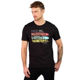 Arma Y22344402101 Siyah-S1 Bisiklet Yaka Erkek T-shirt