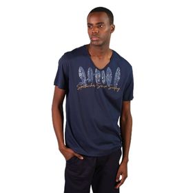 Arma Y22344402301 Lacivert-L1 V Yaka Erkek T-shirt