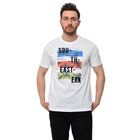 Arma Y22344402601 Beyaz-B1 Bisiklet Yaka Erkek T-shirt