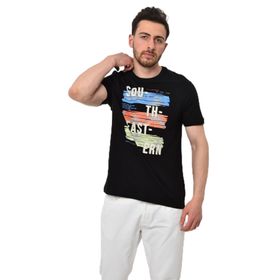 Arma Y22344402601 Siyah-S1 Bisiklet Yaka Erkek T-shirt