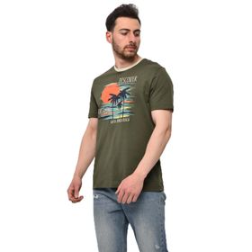 Arma Y22344402701 Haki-H1 Bisiklet Yaka Erkek T-shirt