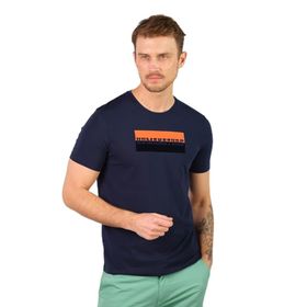 Arma Y22344450101 Lacivert-L1 Bisiklet Yaka Erkek T-shirt