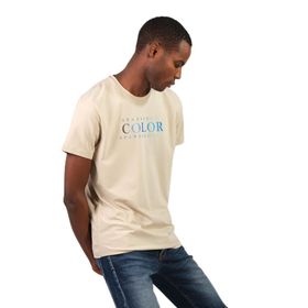 Arma Y22344450401 Bej-B1 Bisiklet Yaka Erkek T-shirt