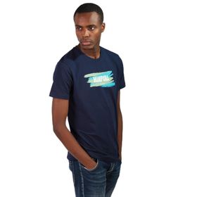 Arma Y22344450701 Lacivert-L1 Bisiklet Yaka Erkek T-shirt
