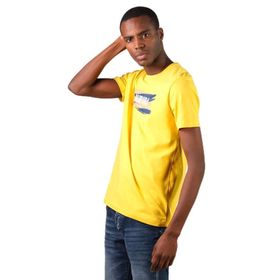 Arma Y22344450701 Sarı-S1 Bisiklet Yaka Erkek T-shirt