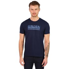 Arma Y22344450801 Lacivert-L1 Bisiklet Yaka Erkek T-shirt