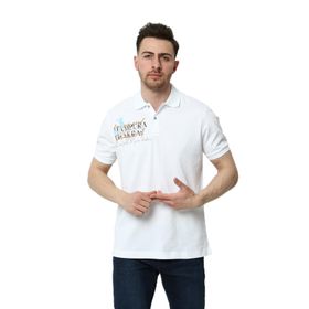 Arma Y22374300701 Beyaz Polo Yaka Erkek T-shirt