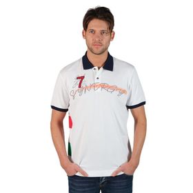 Arma Y22374300801 Beyaz Polo Yaka Erkek T-shirt