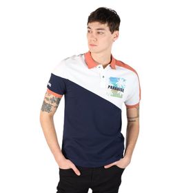 Arma Y22374302901 Lacivert-L1 Polo Yaka Erkek T-shirt