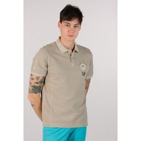 Arma Y22374375301 Bej Polo Yaka Erkek T-shirt