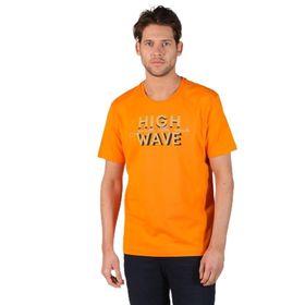 Arma Y22374868301 Turuncu-T1 Büyük Beden Bisiklet Yaka Erkek T-shirt