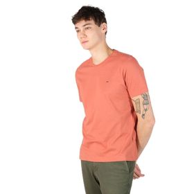 Arma Y22374868501 Pembe-P4 Büyük Beden Bisiklet Yaka Erkek T-shirt