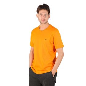 Arma Y22374868501 Turuncu-T1 Büyük Beden Bisiklet Yaka Erkek T-shirt