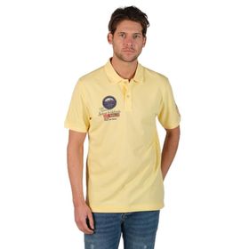 Arma Y22374868701 Sarı-S1 Büyük Beden Polo Yaka Erkek T-shirt