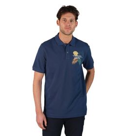 Arma Y22374869001 Lacivert-L1 Büyük Beden Polo Yaka Erkek T-shirt