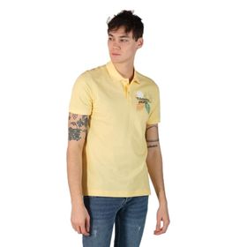 Arma Y22374869001 Sarı-S1 Büyük Beden Polo Yaka Erkek T-shirt