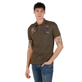Arma Y22374869401 Haki-H1 Büyük Beden Polo Yaka Erkek T-shirt