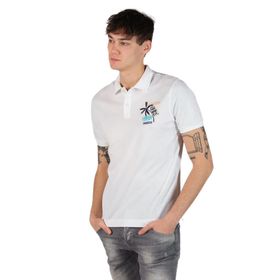 Arma Y22374869501 Beyaz-B1 Büyük Beden Polo Yaka Erkek T-shirt