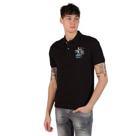 Arma Y22374869501 Siyah-S1 Büyük Beden Polo Yaka Erkek T-shirt