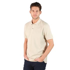 Arma Y22374869601 Bej-B1 Büyük Beden Polo Yaka Erkek T-shirt