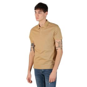 Arma Y22374869601 Hardal Sarısı-H1 Büyük Beden Polo Yaka Erkek T-shirt
