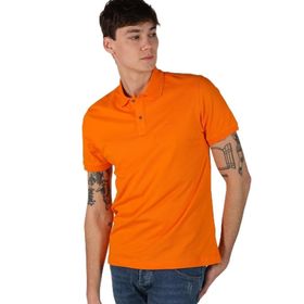Arma Y22374869601 Turuncu-T1 Büyük Beden Polo Yaka Erkek T-shirt