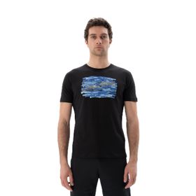 Arma Y25344403001 Siyah-S1 Regular Fit Bisiklet Yaka Erkek T-shirt