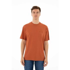 Arma Y25344403101 Pembe-P4 Oversize Bisiklet Yaka Erkek T-shirt