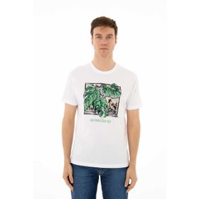 Arma Y25344403501 Beyaz-B1 Bisiklet Yaka Regular Fit Erkek T-shirt
